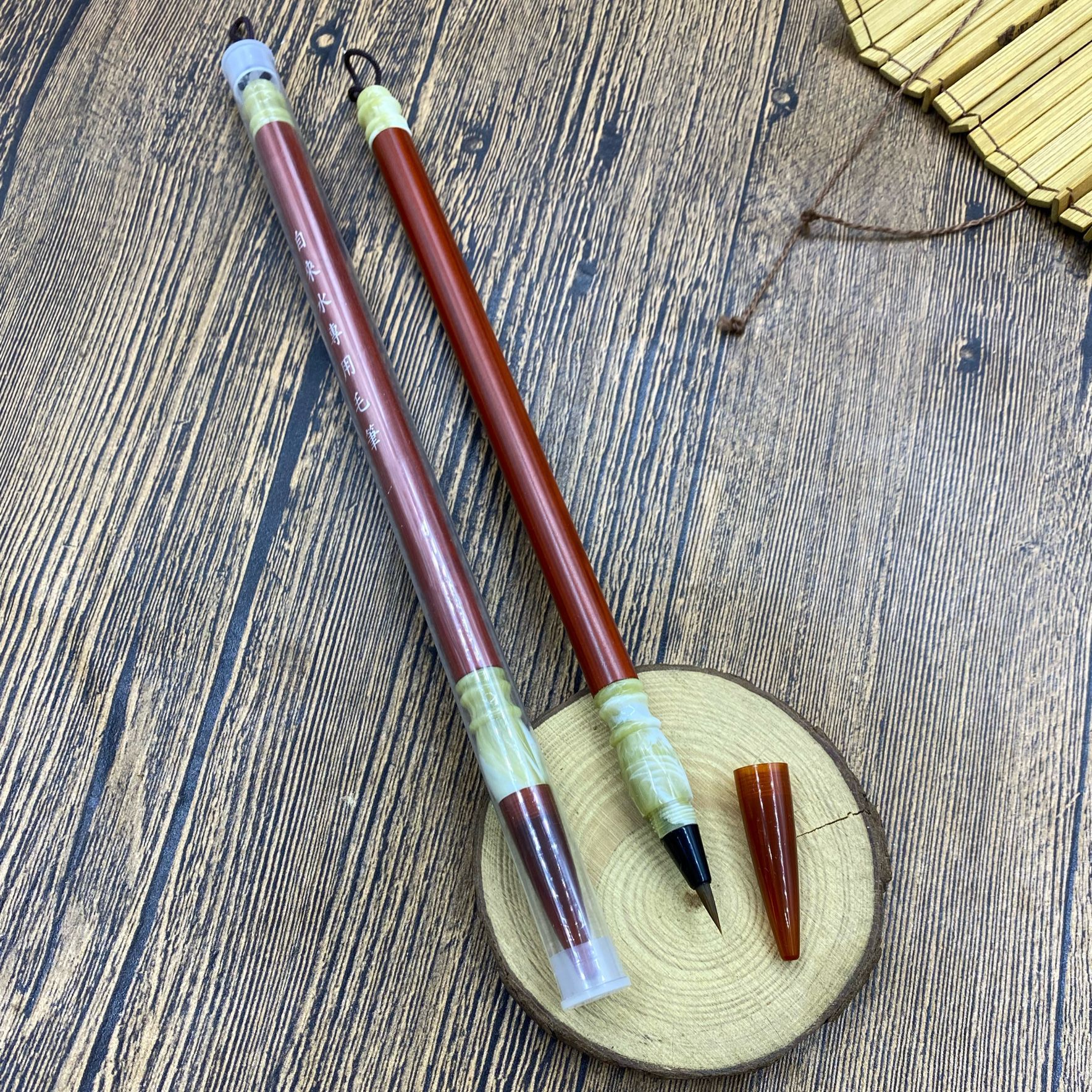 自来水毛笔小楷创作毛笔小楷写经抄卷小号毛笔现货书法狼毫毛笔