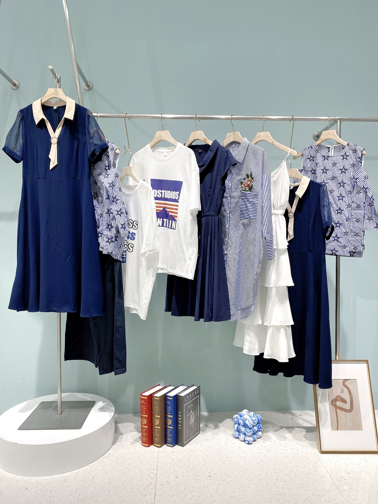 东大门一二线品牌女装批发22夏马克华菲专柜撤柜剪标直播货源走份