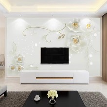 WT9P8d电视背景墙壁纸2024新款现代简约客厅影视墙壁布装饰3d立体