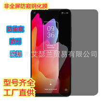 适用于TCL 30XE 20XE G STYLUS非全屏隐私防窥膜tcl 10 10L钢化膜