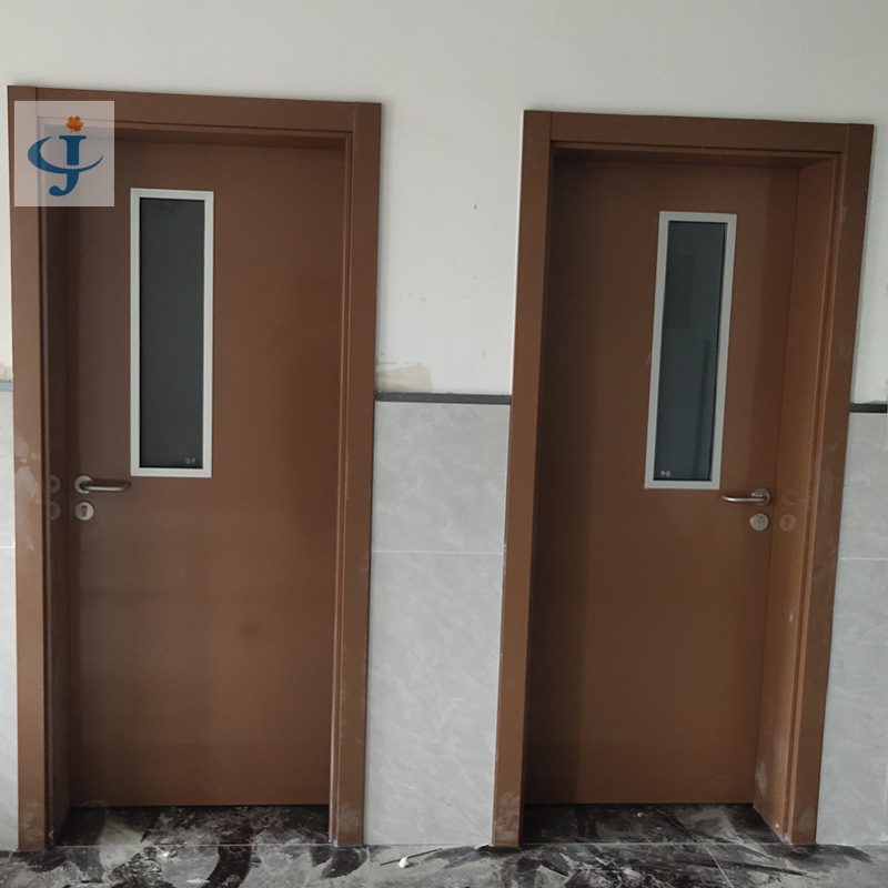 日照学校防火通道门 卫生间门 热熔镀锌钢板 单双开 森森生产厂家