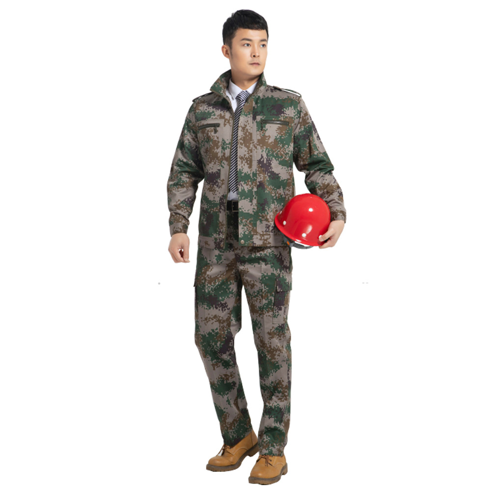 印字批男装工作服户外工装服劳保服迷彩长袖套装头号标兵008广州