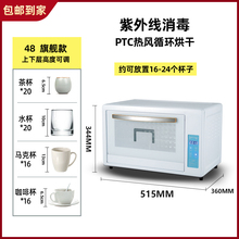 餐具茶杯消毒柜茶道迷你办公功夫茶茶具杯子机小型家用台式