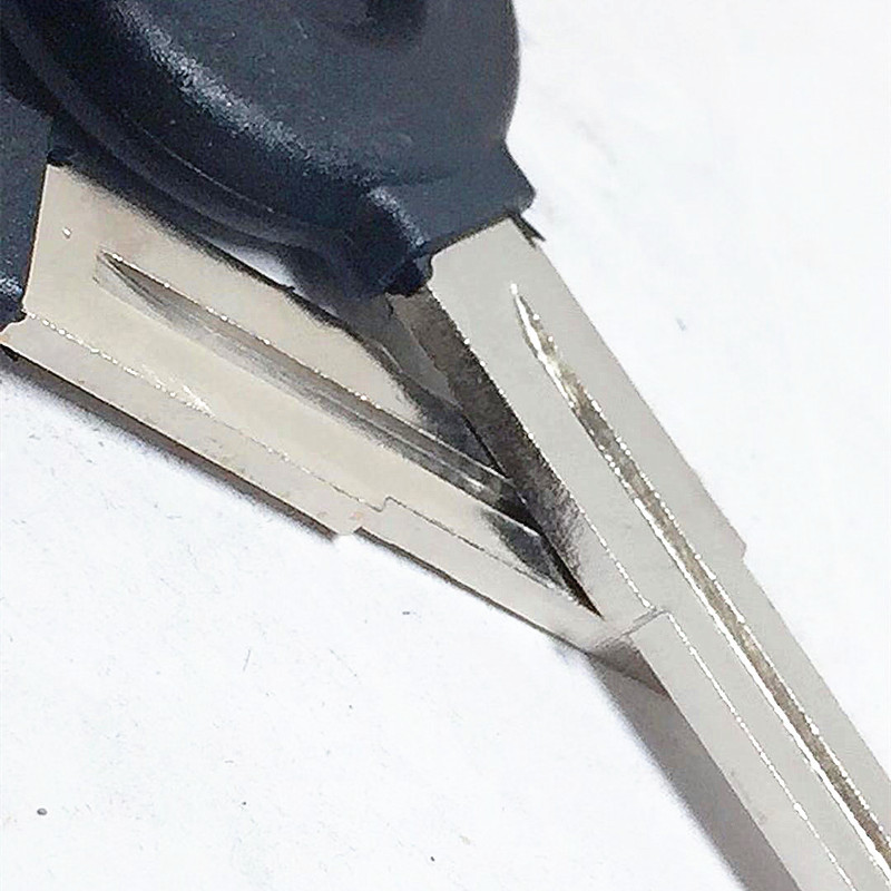 黑胶圆柄3号爱马电动车双面中槽叶片宽度7mm内铣铜质钥匙胚子