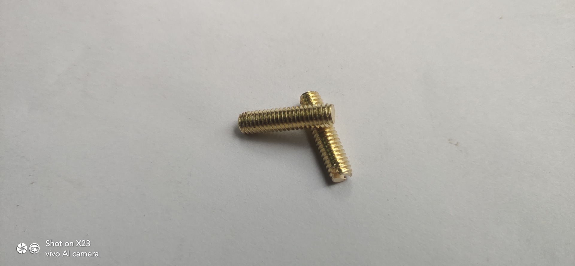 Copper One-Word Flat Tightening Series, UENSHENG One-Word Machine-Processed Rice Screws, Brass H62 One-Word Slot Flat End Tightening Screws