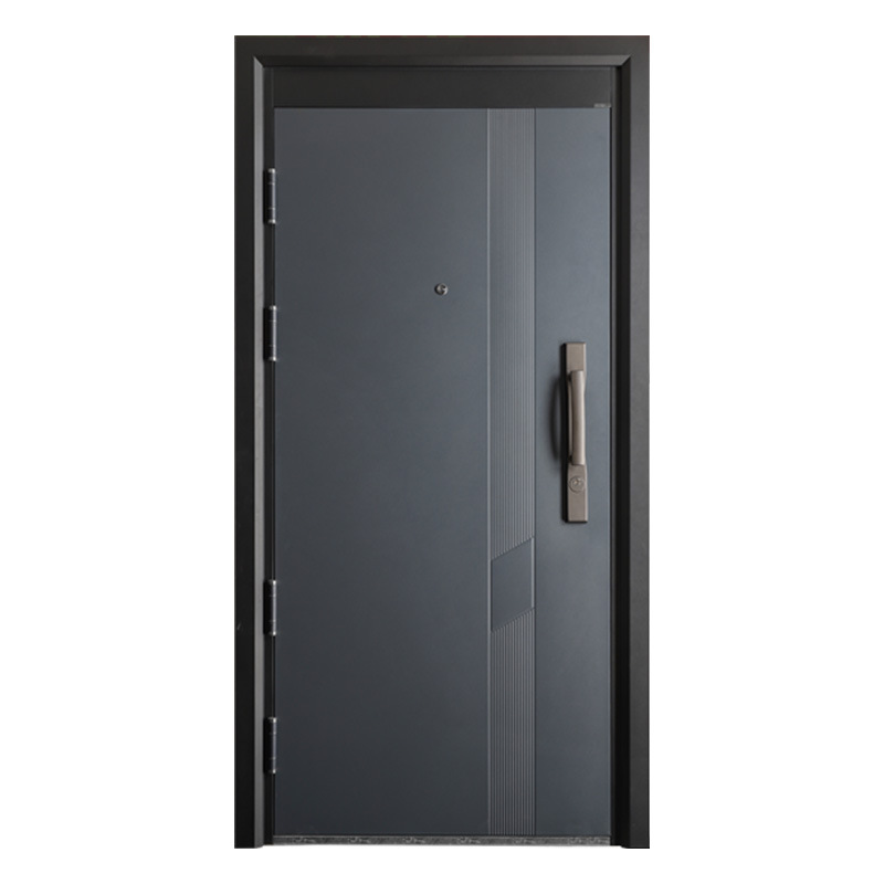 鸿顺甲级防盗入户门高档酒店公寓家用子母标门安全进户门定制加工