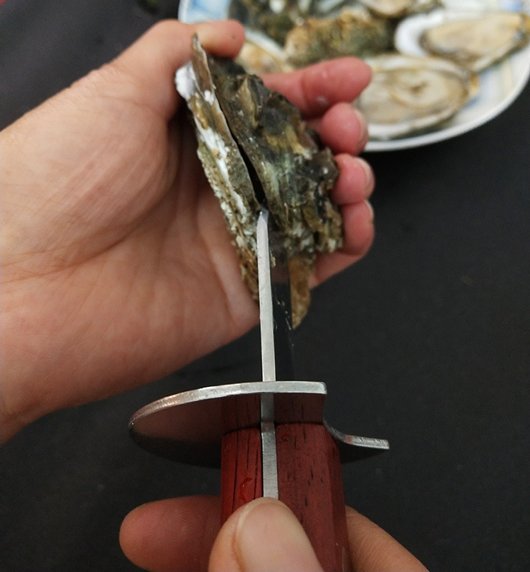 生蚝刀加厚开蚝不锈钢专业翘商用花梨木烤家用开蚝