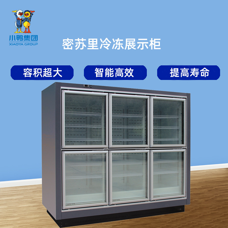 【预售】小鸭商用玻璃门冷冻展示柜速冻食品海产品冰淇淋保鲜柜
