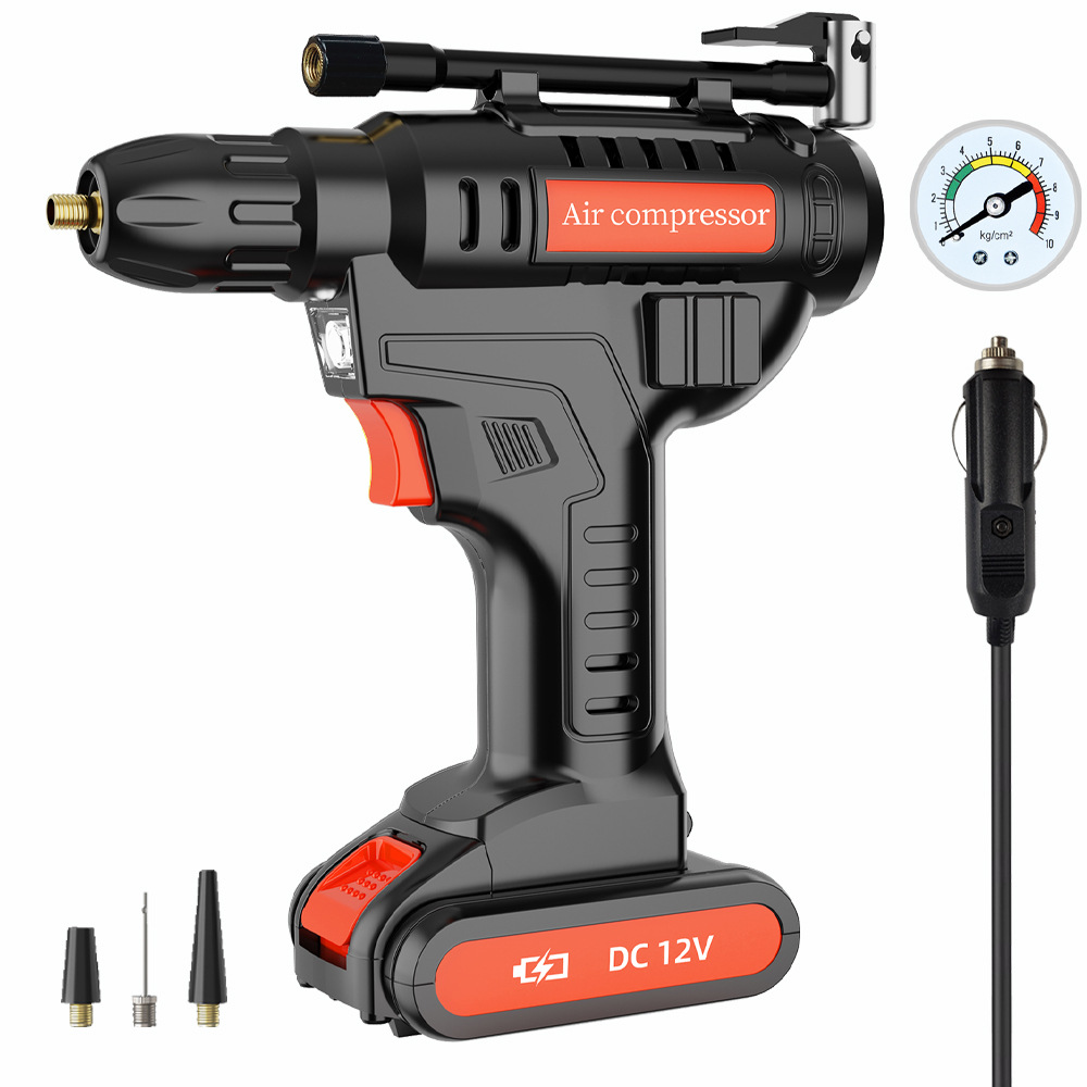 信亿邦源头工厂车载充气泵汽车用无线电动轮胎打气泵充气机打气筒