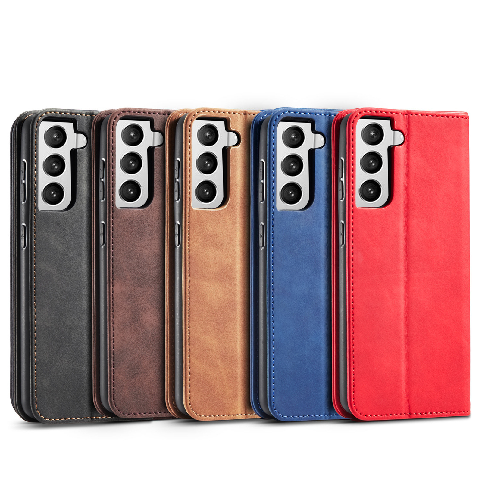 适用samsung s21翻盖皮套s20手机壳防摔插卡note20手机套-阿里巴巴