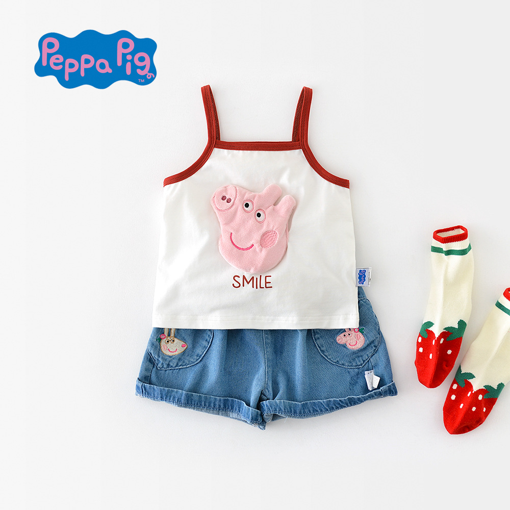小猪佩奇联名宝宝夏季吊带新生儿卡通吊带洋气背心百搭xz730-阿里巴巴