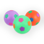 4英寸彩色pvc足球儿童玩具球婴幼儿宝宝球类球小孩拍拍球弹力球