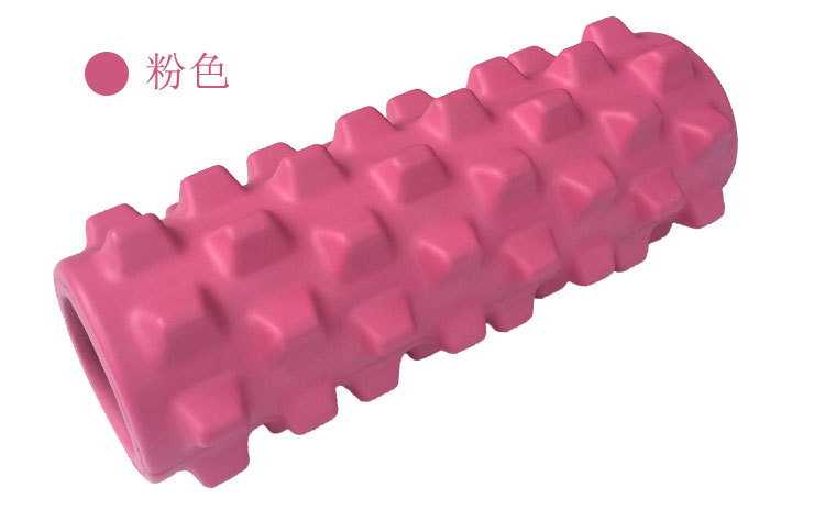 In Stock Hot-Selling Lengthened 45cm Muscle Relaxation Massage Roller Fitness Foam Roller Eva Solid Wolf Tooth Foam Roller