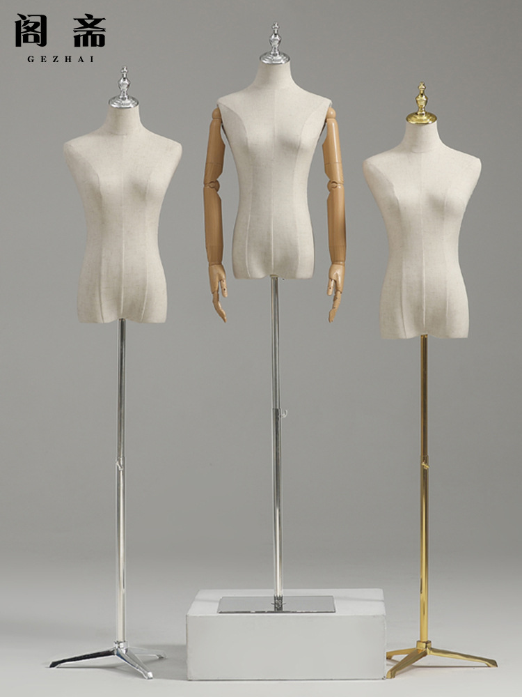 模特展示架服装店婚纱内衣人台模型全身人体假人偶模特道具女半身