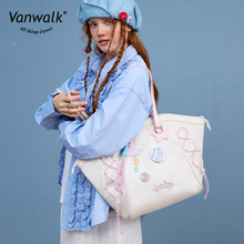 VANWALK幸运星 原创小众新款托特包女通勤大容量手提单肩包腋下包
