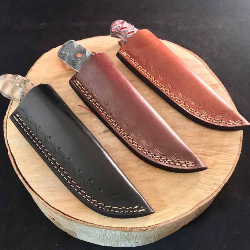 户外皮革军刀刀套厨房小刀刀具通用保护套简约匕首刀鞘皮套