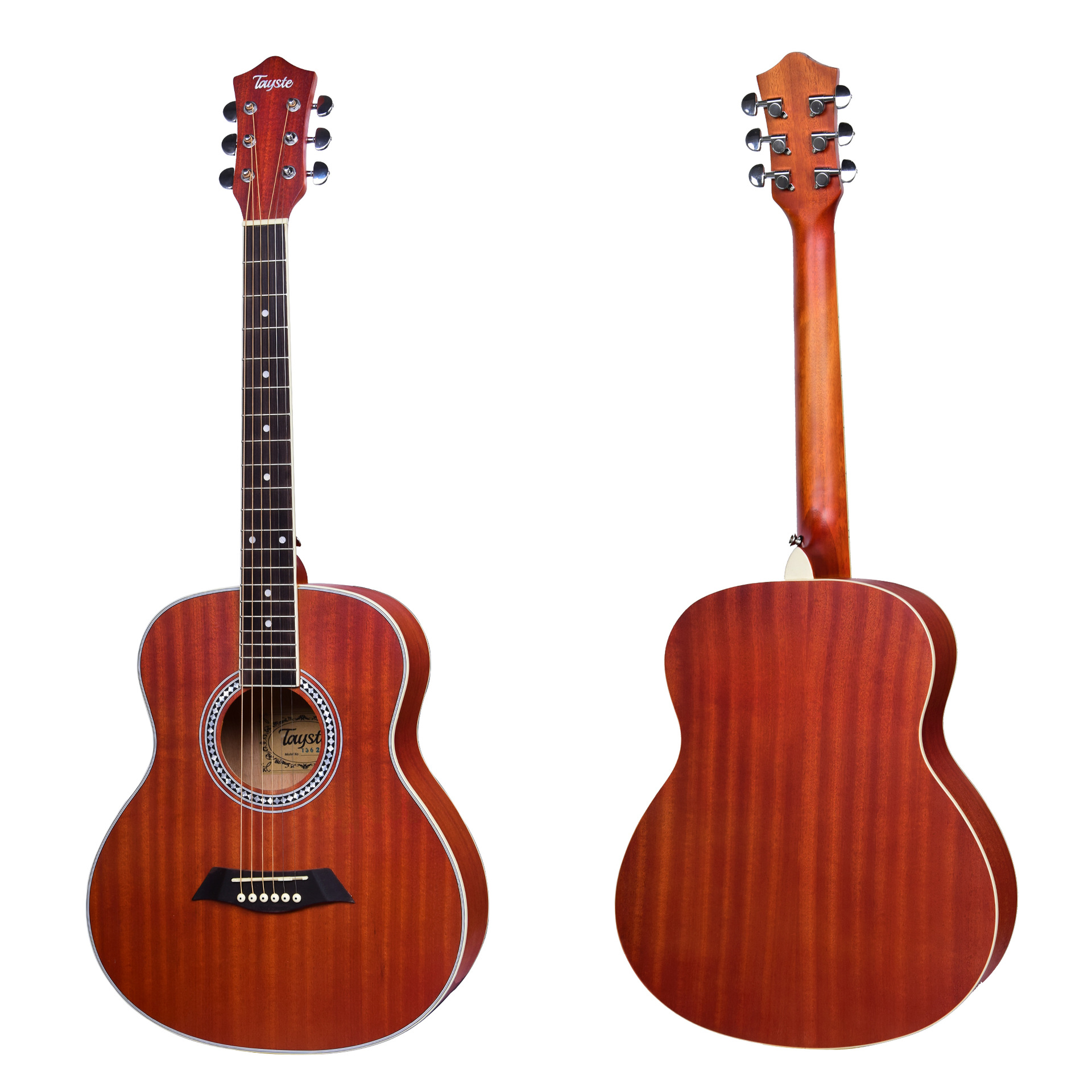 36寸入门民谣吉他 沙比利小吉他 初学者练习琴guitar 可安装电箱