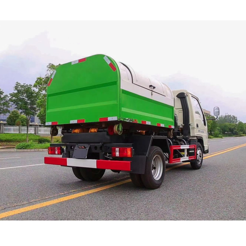 国六 福田小卡之星3方勾臂式垃圾车 3吨小型勾臂车 源头厂家-阿里巴巴