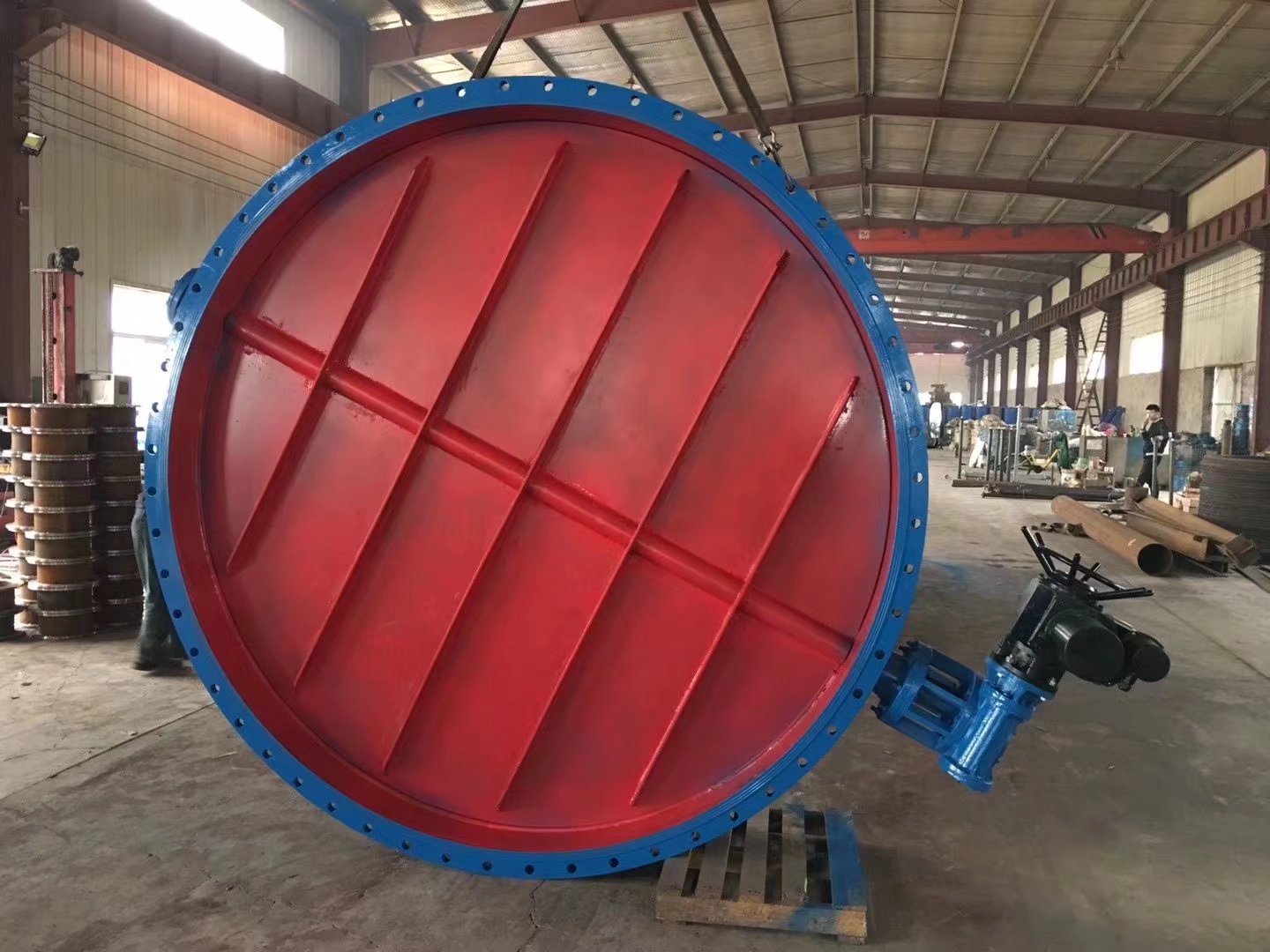 d341w-1c 涡轮法兰通风蝶阀 d341w 烟尘/风道蝶阀 热风管道蝶阀