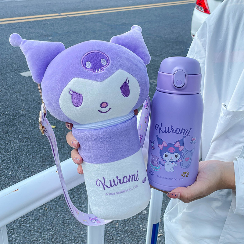 Clow M Vacuum Cup Girls Good-looking Cute Children Go to School Special Water Cup Portable Straw Cup Sanrio