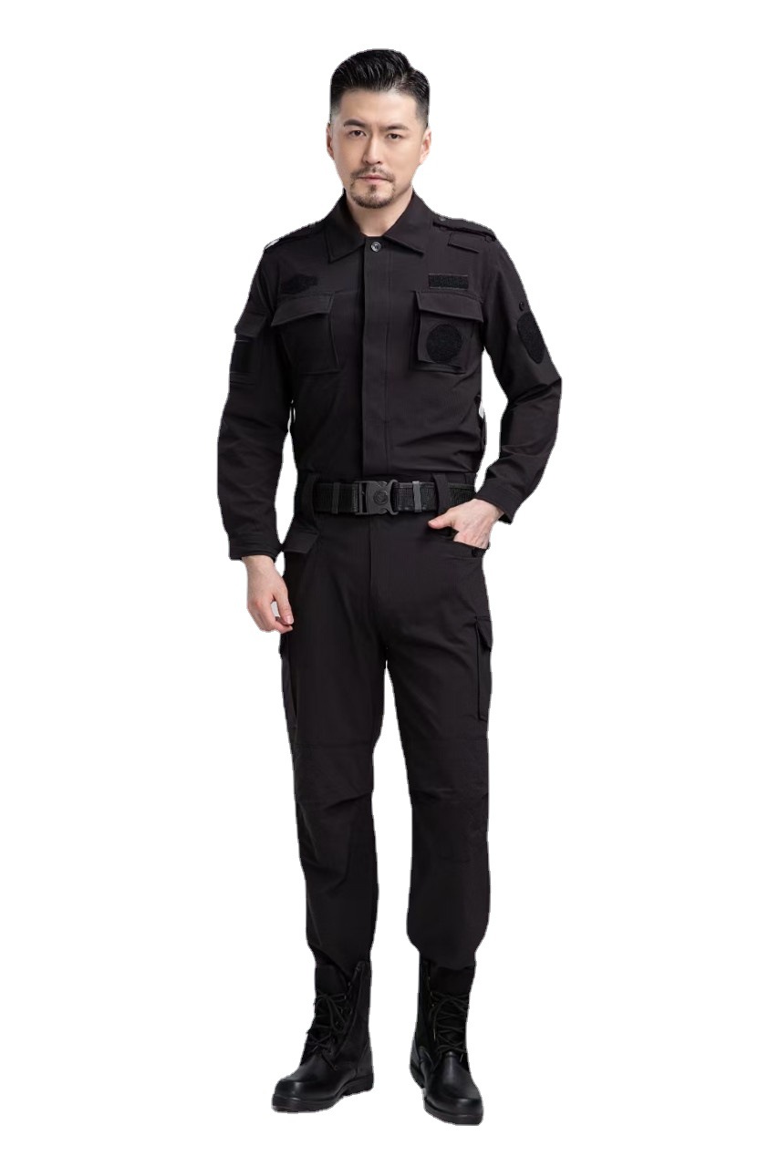 速干保安服夏季男保安短袖套装作训服制服夏装物业门卫执勤服