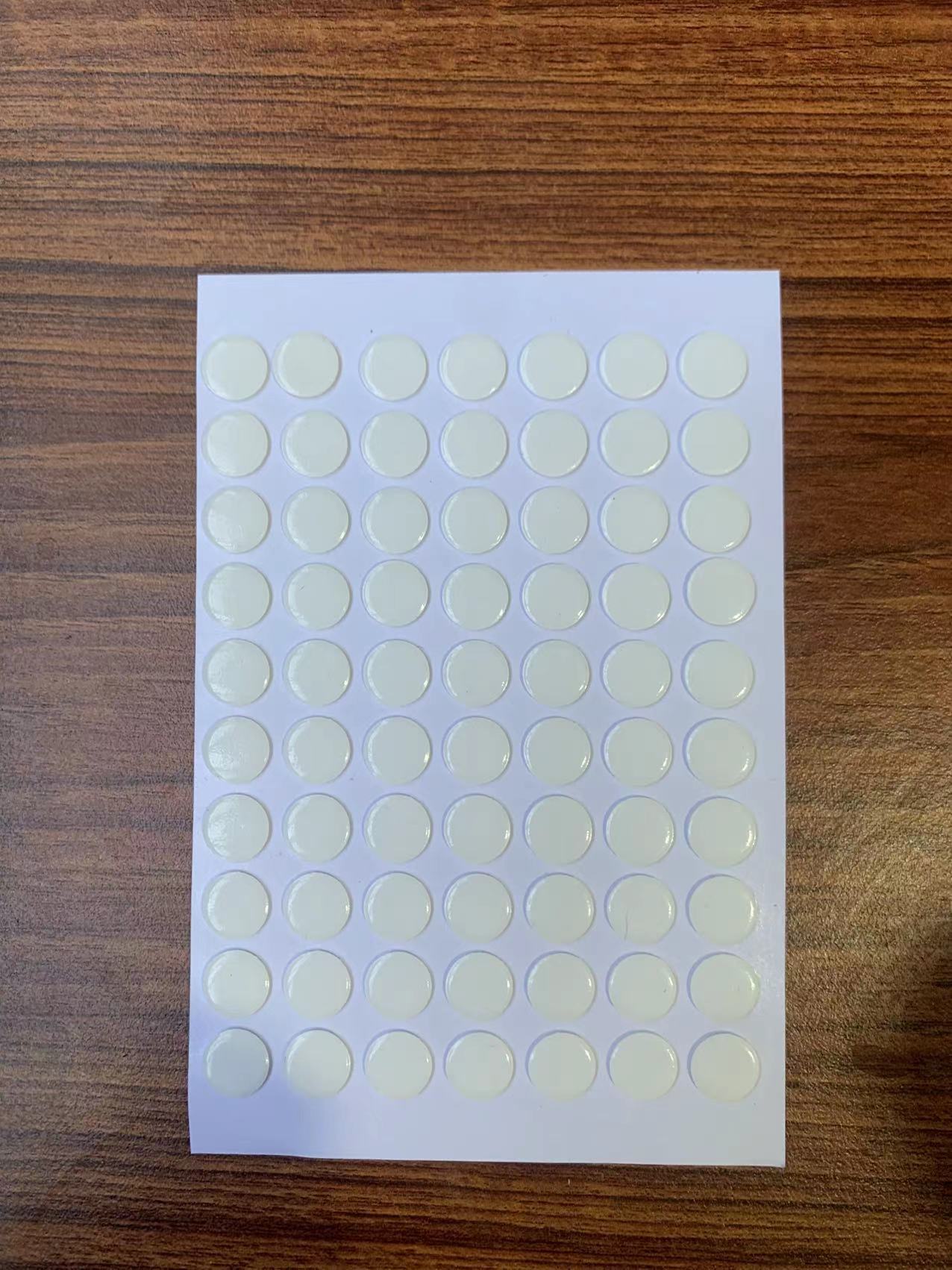 创意圆形无痕亚克力透明双面胶70枚 五角星超粘强力防水小胶片贴
