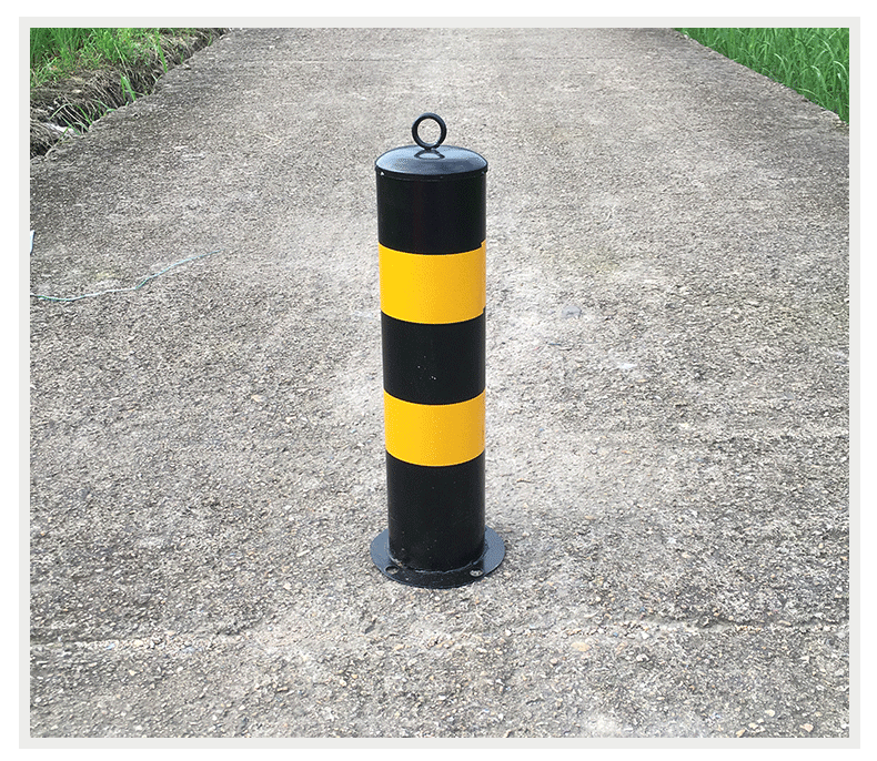 钢管警示柱路桩地桩交通隔离桩防护铁立柱警示桩路障停车柱