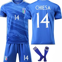 2324意大利足球服套装14号小耶基萨18巴雷拉1多纳鲁马球衣现货代