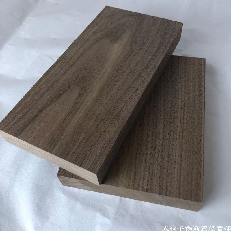 胡桃木板北美黑胡桃实木板材原木料木方木托料桌面板隔板餐桌原木