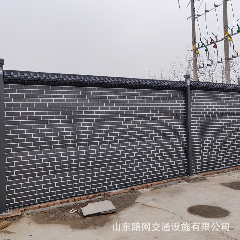 装配式围挡 可拆卸隔离围挡 市政施工铁皮围挡 仿古建筑围挡