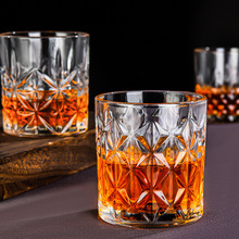 欧式家用洋酒杯威士忌酒吧杯套装创意厚底啤酒杯烈酒具玻璃杯子