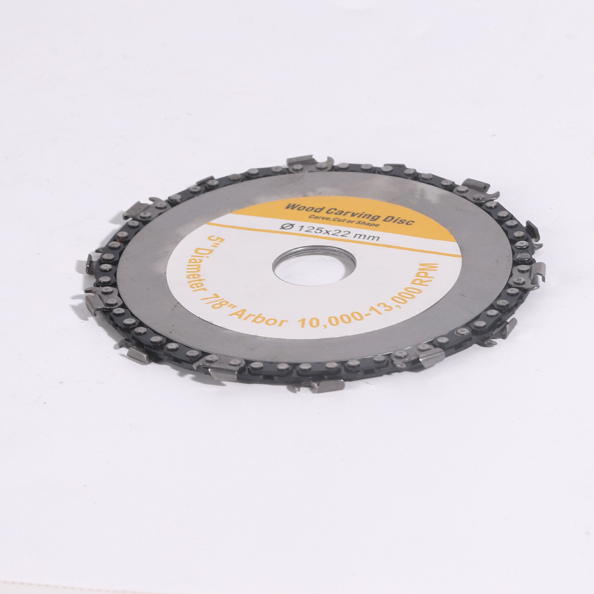 Angle Grinder Chain Saw Plate 5-Inch Woodworking Special Cutting and Polishing Artifact Cutting Plate Carving Slotted Multi-Purpose Saw Blade