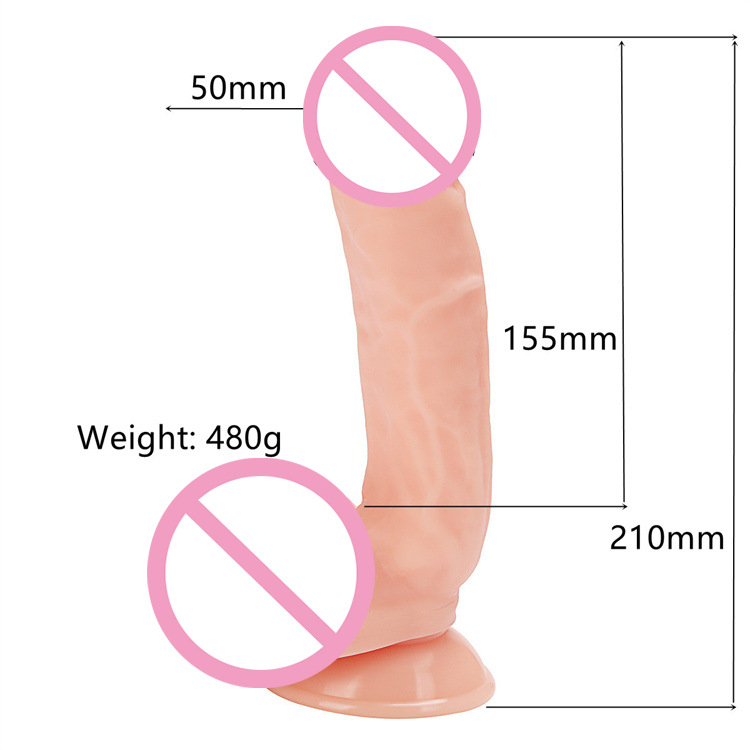 New Hot Selling Women's Thick Manual Simulation Penis Yiwu Foreign Trade Europe and America Holland Adult Sex Product Stock