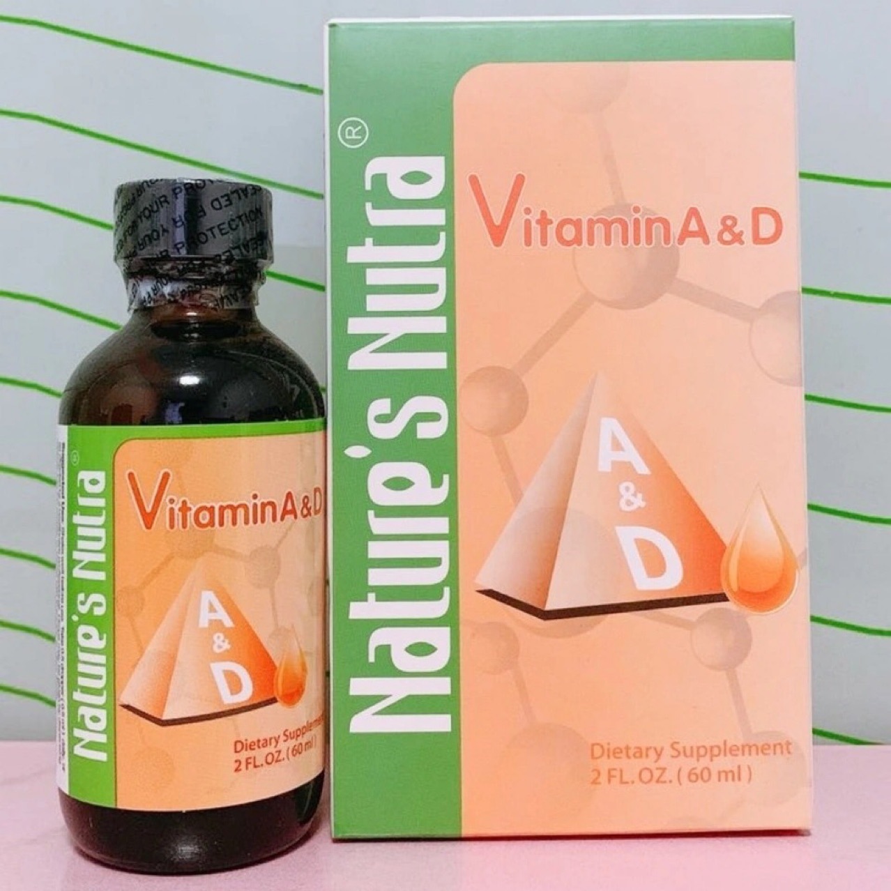 美国莱思纽卡维生素ad滴剂幼儿童以上ad 保健食品