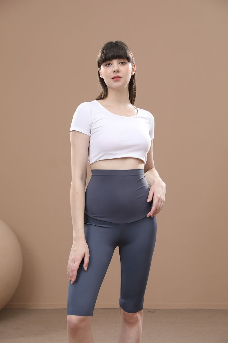 Pregnant Women's Pants Outerwear Leggings Spring and Autumn Early Pregnancy Shark Pants 5-Point Shorts Yoga Pants Maternity Pants Women's Summer