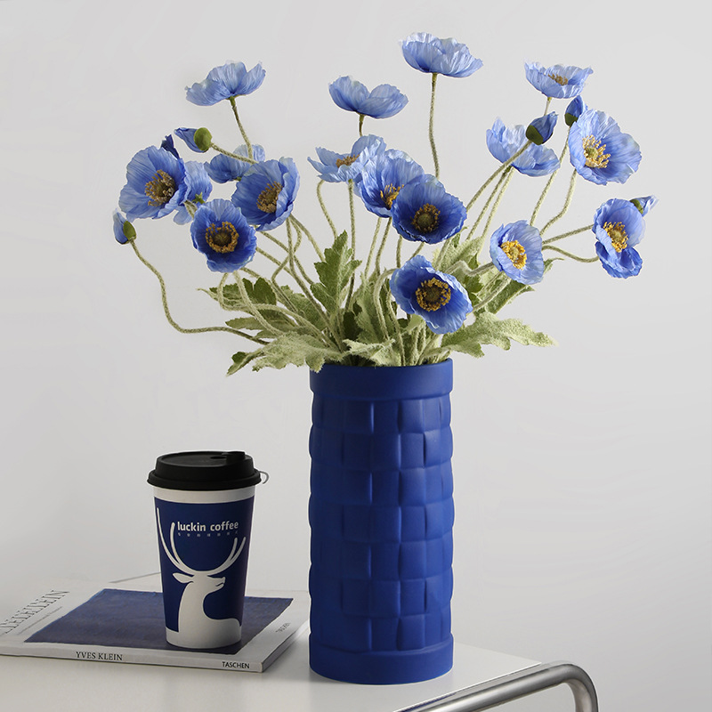 贝汉美创意陶瓷花瓶摆件客厅插花艺术感现代简约玄关餐桌家居饰品