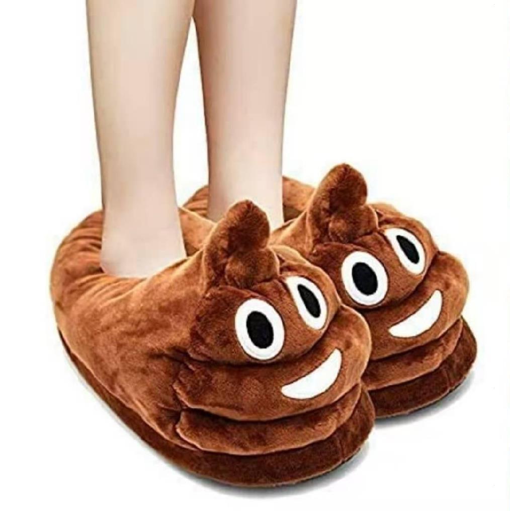 表情包棉拖鞋女创意礼物室内保暖包跟沙雕搞笑便便拖鞋男冬季