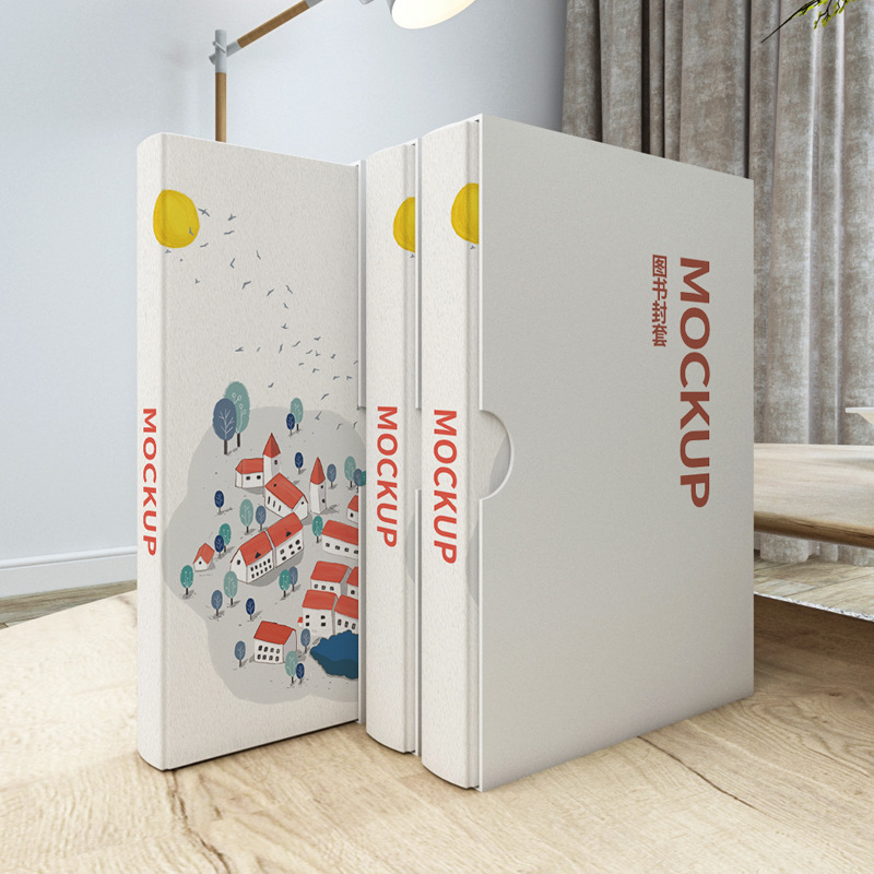 产品图册楼书本书硬壳封套笔记本硬壳锁线精装企业宣传画册定制