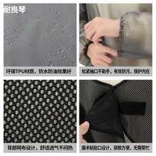 美容撸宠物服女猫洗澡罩衣洗防水工作工作服全防加大毛长袖防围裙