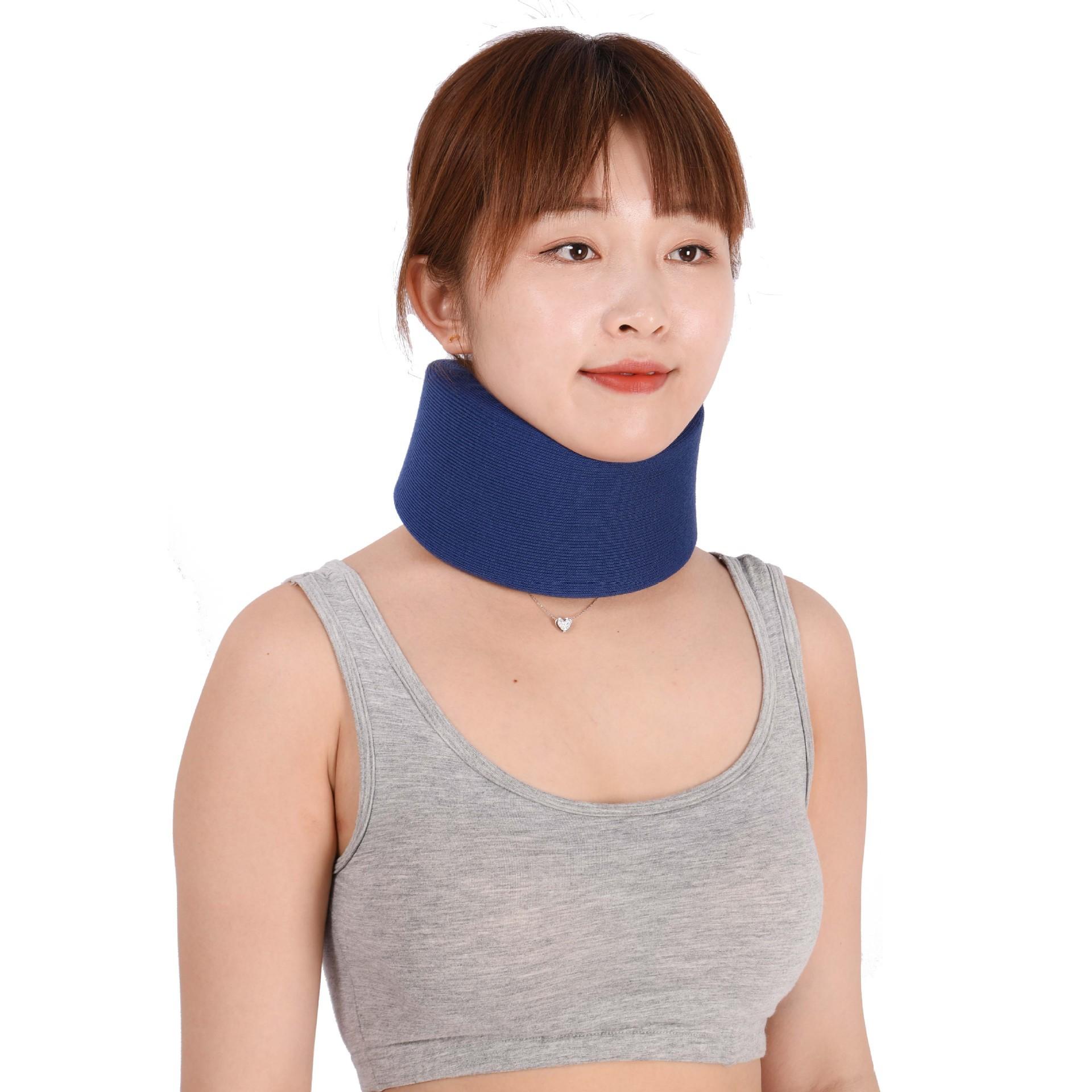 现货颈托护颈多彩围领颈部保暖支撑海绵软式颈托颈椎固定护脖子套