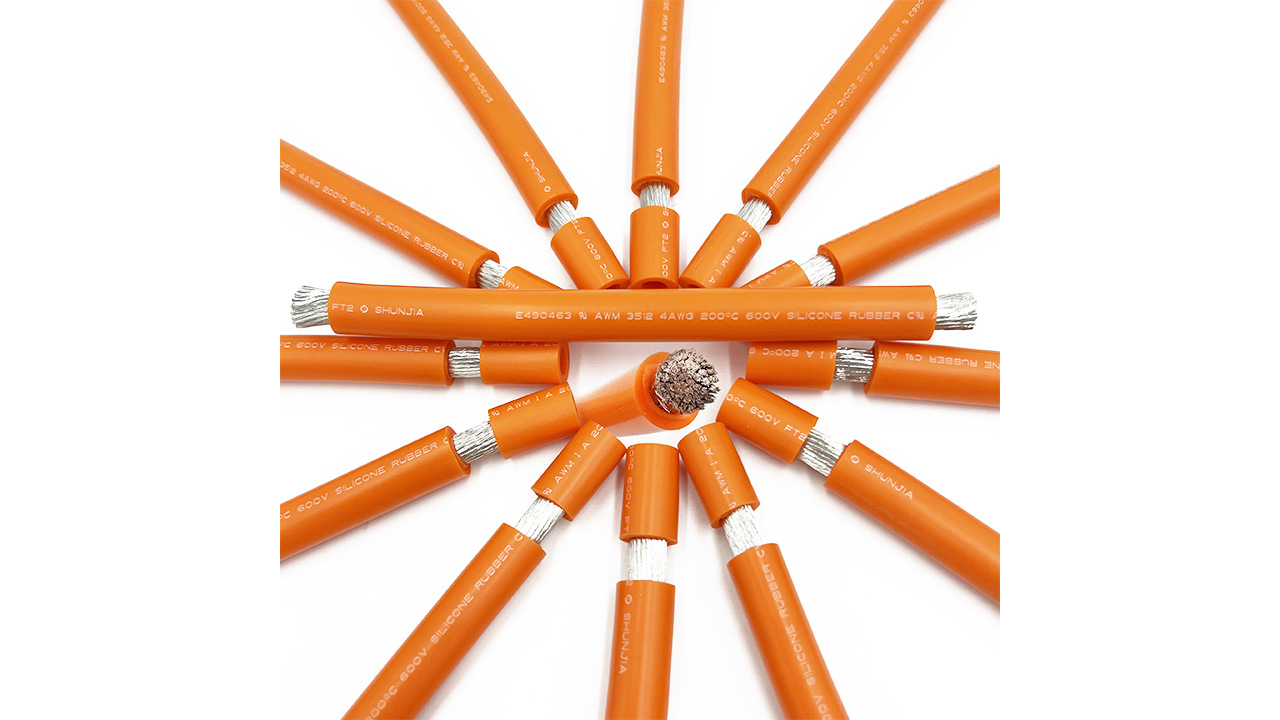 顺佳硅胶线ul3512 ——新能源无卤硅胶,阻燃硅胶线,厂家直供