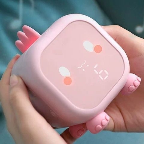 咪米兔闹钟学生用新款起床电子时钟儿童女孩专用男孩智能