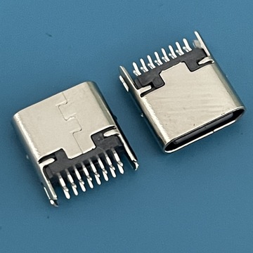 8带外壳脚固定充电usb焊板16p母头-阿里巴巴