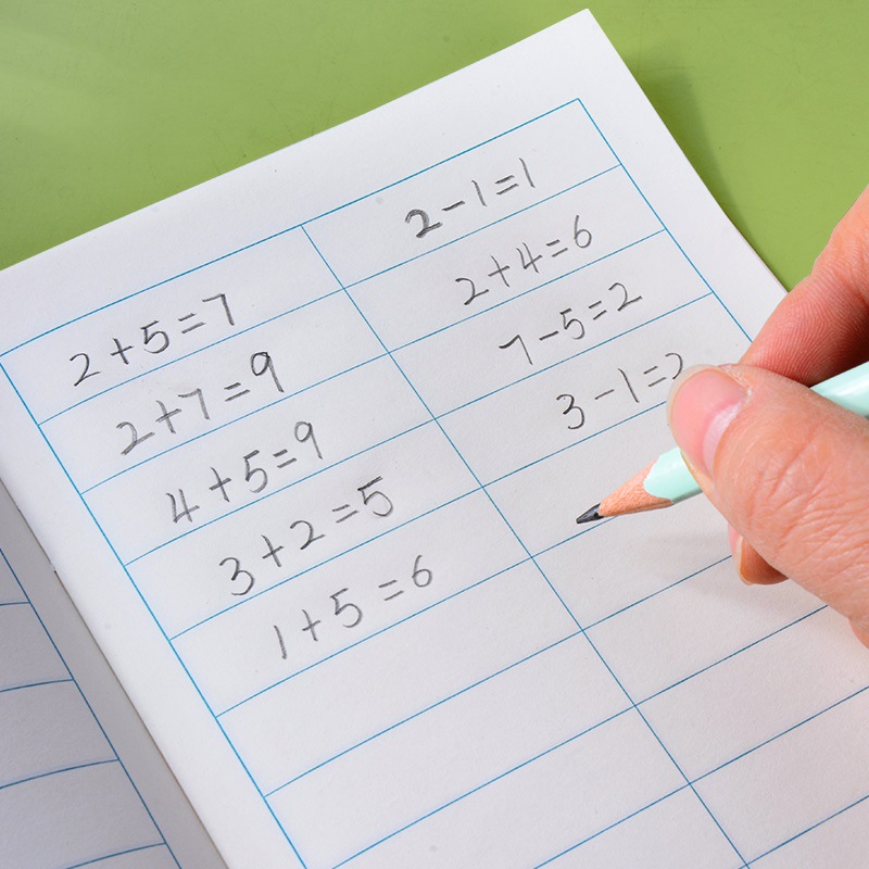 数学本小学生算数标准统一算术小本子小演草生字田字格一年级作业