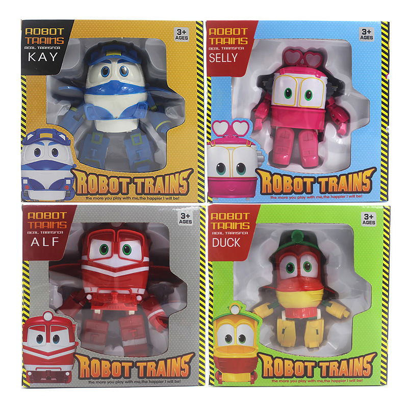 韩国热销变形火车侠 robot trains 13cm变形火车侠6款-阿里巴巴
