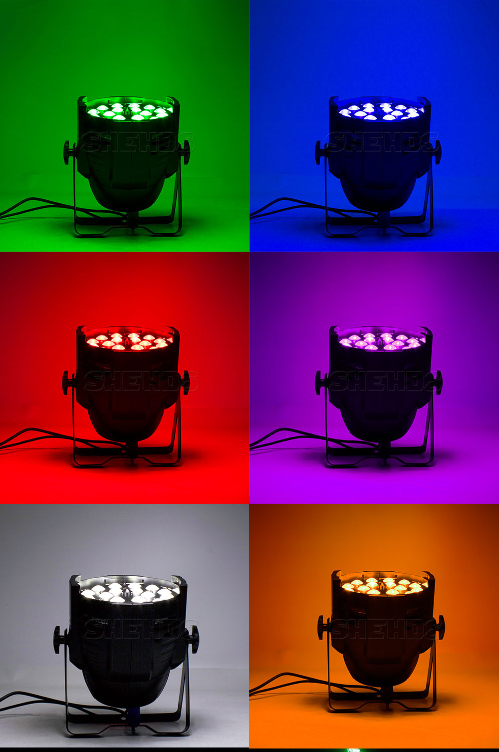 led全彩18颗六合一调焦帕灯婚庆舞台演出酒吧ktv染变色灯厂家批发