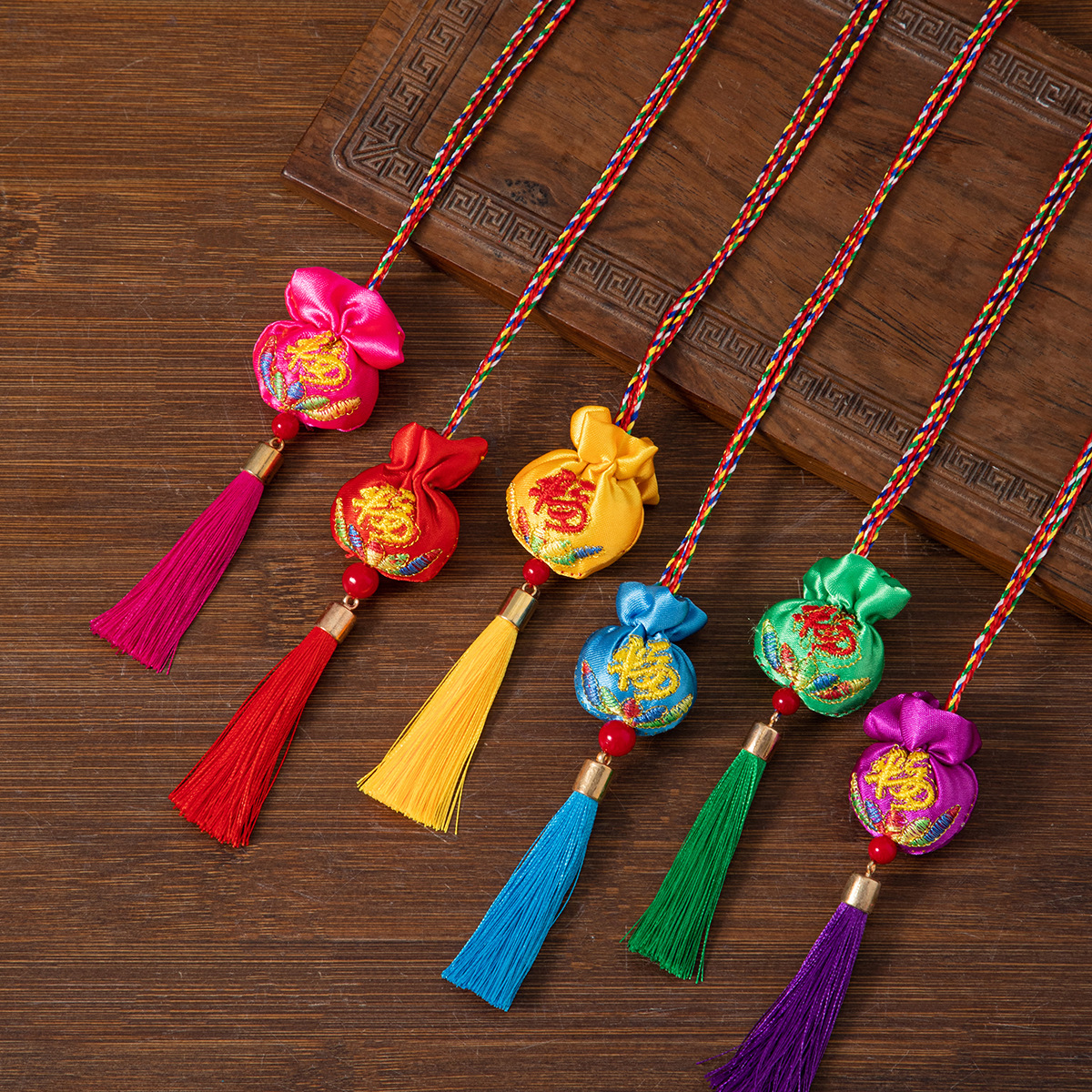 端午节福袋挂脖香包 艾草香囊端午活动礼品 儿童精品迷你小挂件