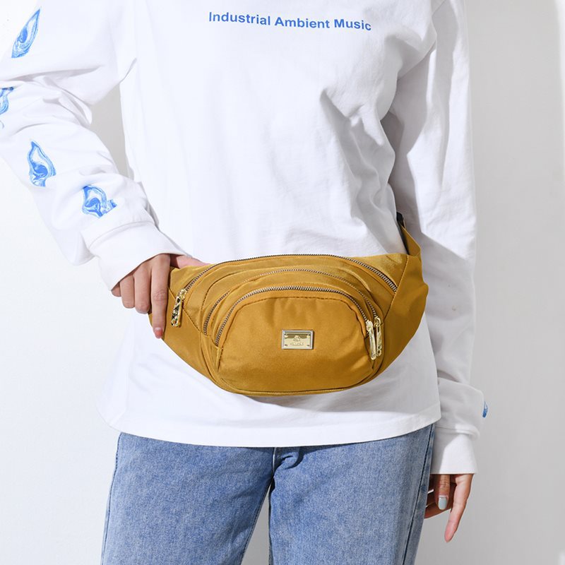 防水手机腰包女2024新款时尚斜挎大容量收钱包生意妈妈干活工地用