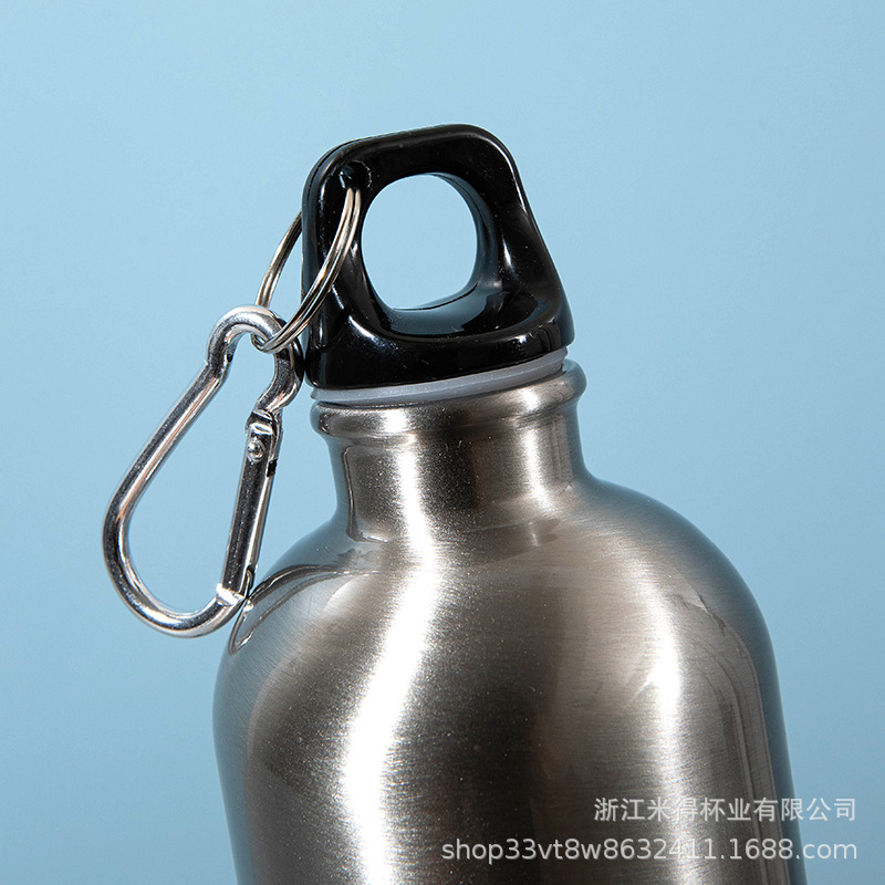 Stainless Steel Single-Layer Sports Kettle Outdoor Small Mouth Climbing Water Bottle Portable Riding Large Capacity Sports Water Cup