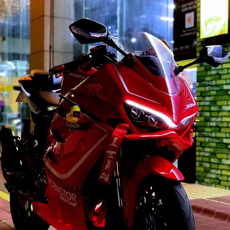 国产杜卡迪蛟龙400摩托车跑车重机车双缸水冷公路趴赛可上牌